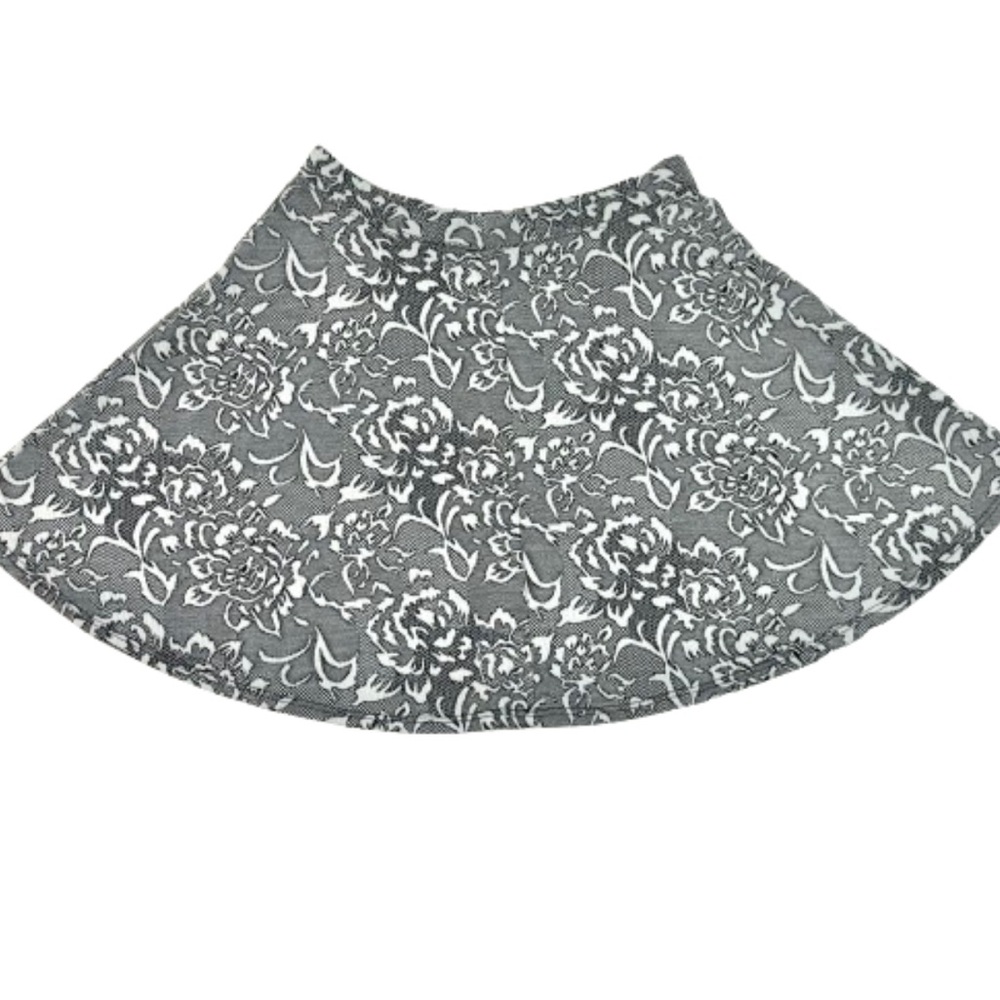 Floral Mini Skater Skirt